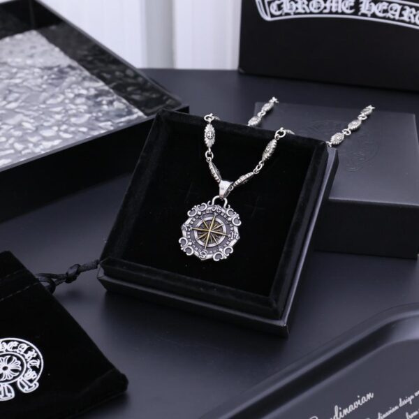 réplica,joyas,joyería,1:1,replica,fake,lujo,barato Collar de corazón de cuervo (0B38)