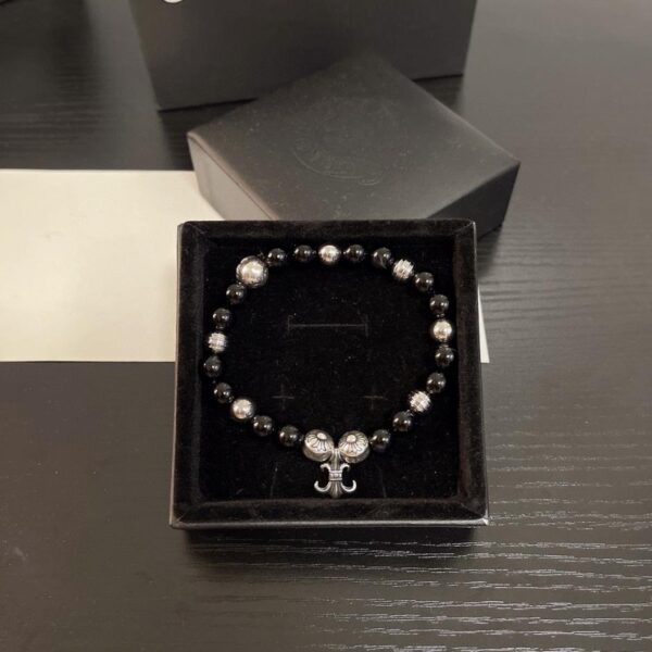 réplica,joyas,joyería,1:1,replica,fake,lujo,barato Collar Corazones Cromados (28F0)