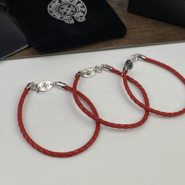 réplica,joyas,joyería,1:1,replica,fake,lujo,barato Pulsera de transferencia de hilo rojo con corazón de cuervo (6EA5)