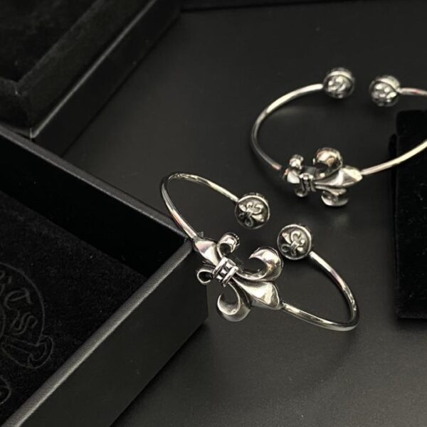 réplica,joyas,joyería,1:1,replica,fake,lujo,barato Pulsera de ancla de corazón de cuervo (BC25)