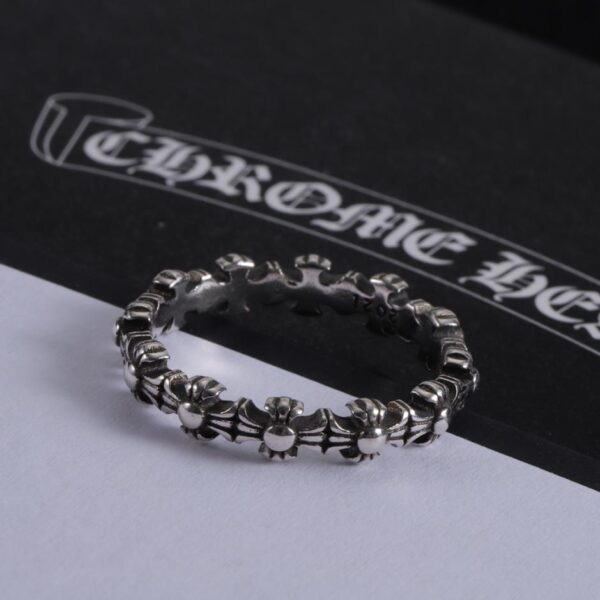 réplica,joyas,joyería,1:1,replica,fake,lujo,barato Anillo Corazones Cromado(347B)
