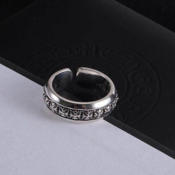 réplica,joyas,joyería,1:1,replica,fake,lujo,barato Anillo de corazones cromados(DA47)