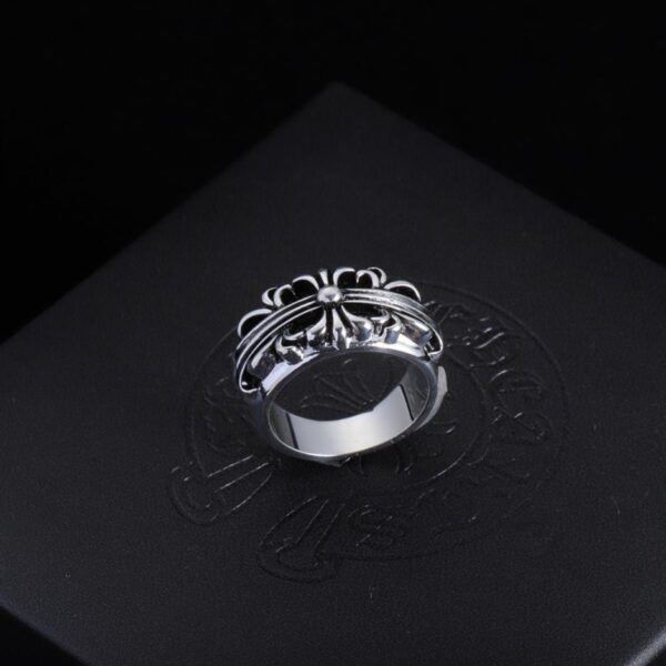 réplica,joyas,joyería,1:1,replica,fake,lujo,barato Anillo de corazones cromados (D24D)