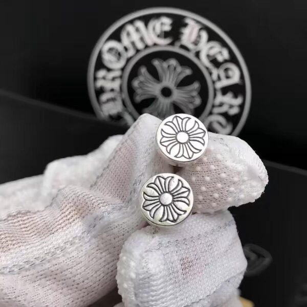 réplica,joyas,joyería,1:1,replica,fake,lujo,barato Pendientes Cruz Corazón Cuervo para Hombre y Mujer (4131)