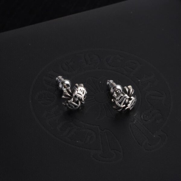 réplica,joyas,joyería,1:1,replica,fake,lujo,barato Pendientes Corazones Cromados(4635)