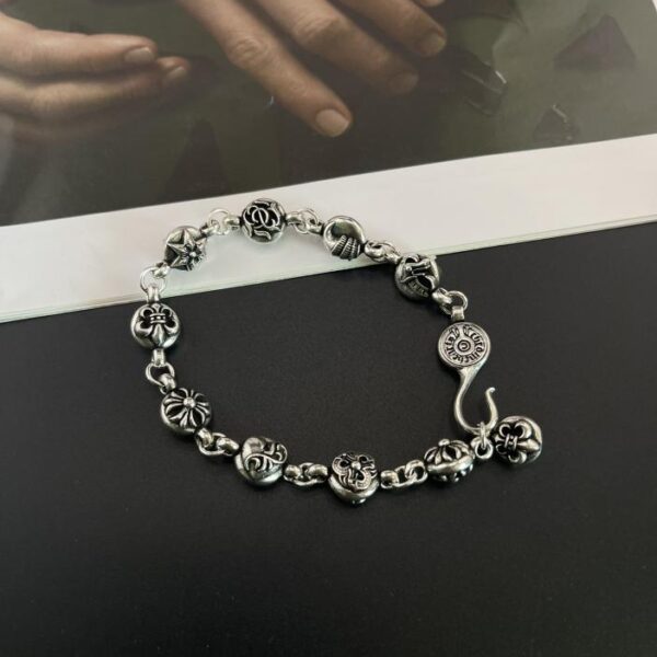 réplica,joyas,joyería,1:1,replica,fake,lujo,barato Pulsera multielementos corazón de cuervo (75FF)