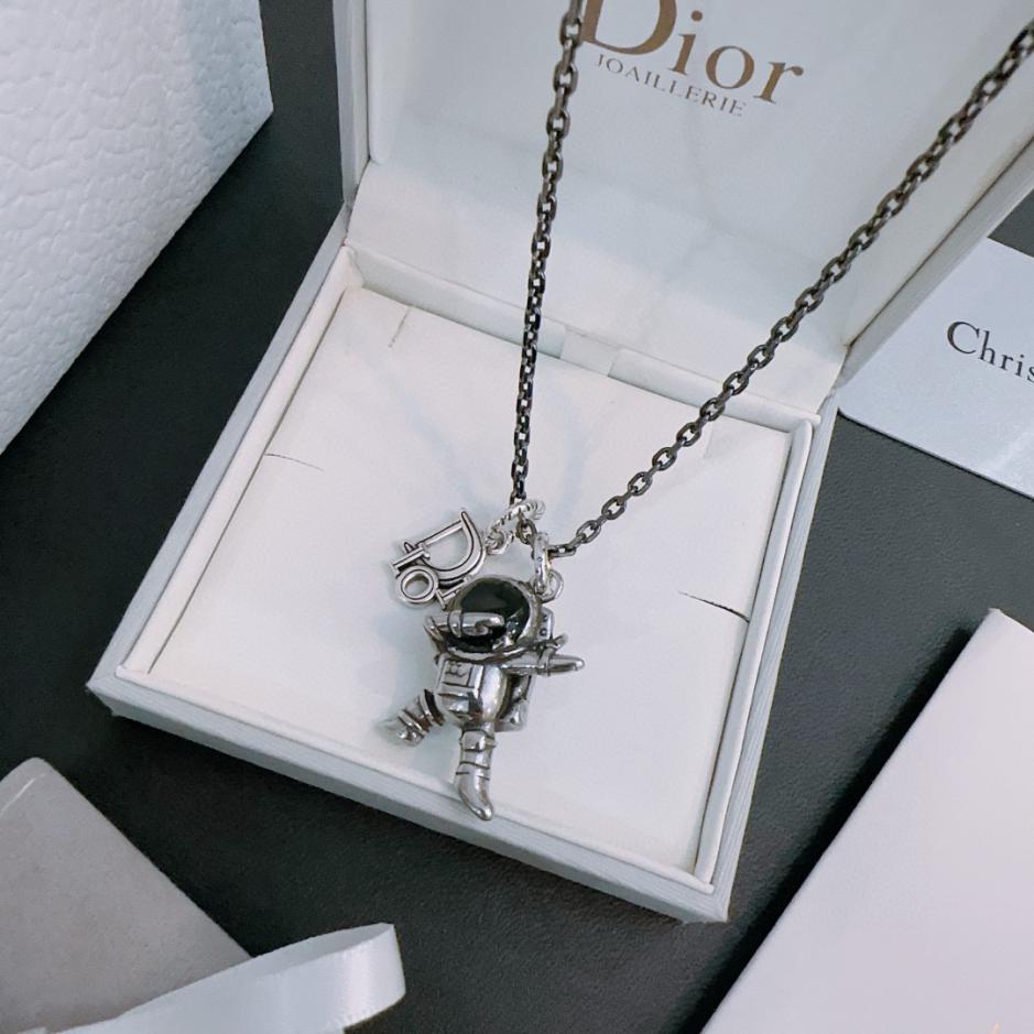 réplica,joyas,joyería,1:1,replica,fake,lujo,barato réplica,joyas,joyería,1:1,replica,fake,lujo,barato Collar DIOR Nuevo estilo de pareja de mostrador (6CF6)