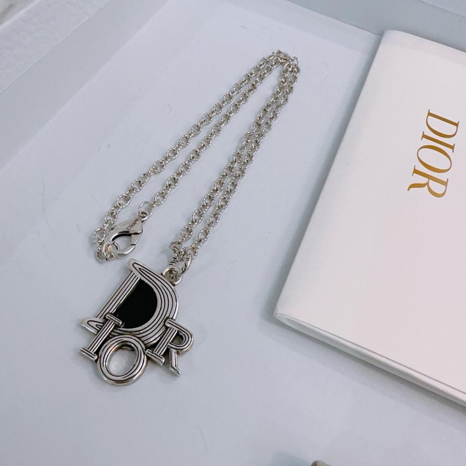 réplica,joyas,joyería,1:1,replica,fake,lujo,barato réplica,joyas,joyería,1:1,replica,fake,lujo,barato Collar DIOR Nuevo estilo de pareja de mostrador (DB5A)