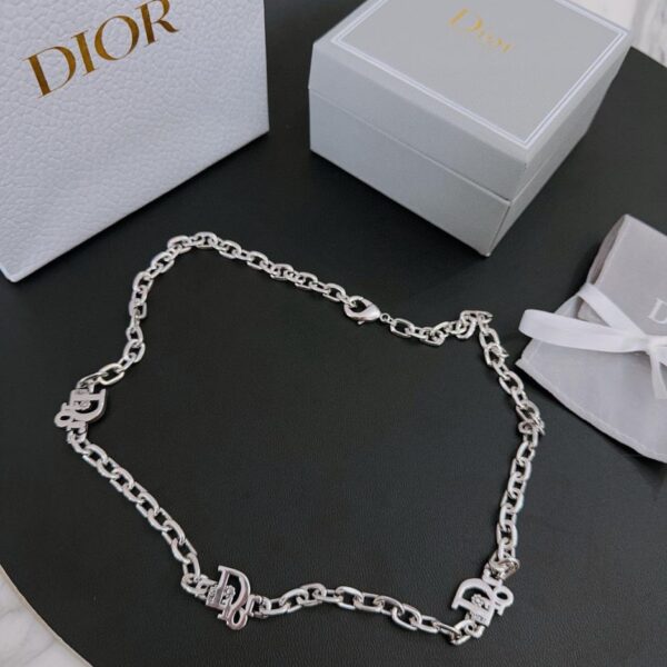 réplica,joyas,joyería,1:1,replica,fake,lujo,barato Collar DIOR Nuevo estilo de pareja de mostrador (1F7F)