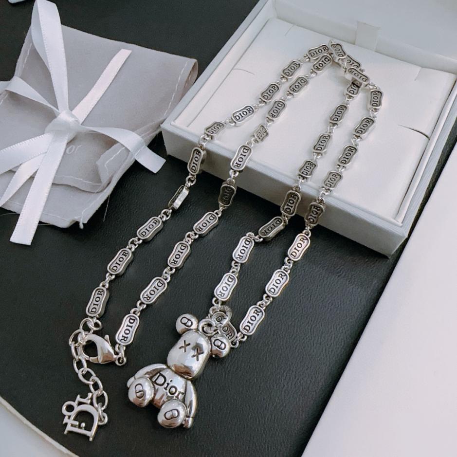 réplica,joyas,joyería,1:1,replica,fake,lujo,barato réplica,joyas,joyería,1:1,replica,fake,lujo,barato Collar DIOR Nuevo estilo de pareja de contador (52E6)