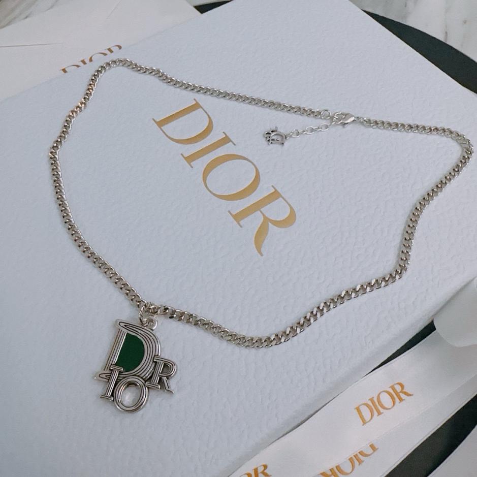 réplica,joyas,joyería,1:1,replica,fake,lujo,barato réplica,joyas,joyería,1:1,replica,fake,lujo,barato Collar DIOR Nuevo estilo de pareja de contador (B285)