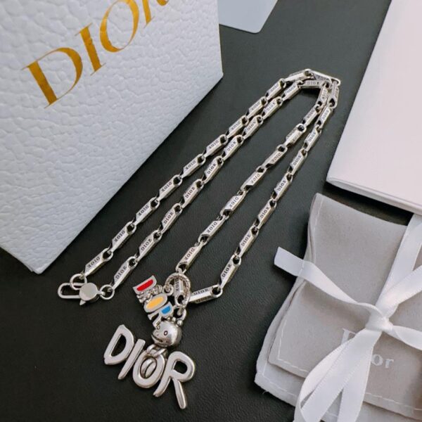 réplica,joyas,joyería,1:1,replica,fake,lujo,barato Collar DIOR Nuevo estilo de pareja de contador (795C)