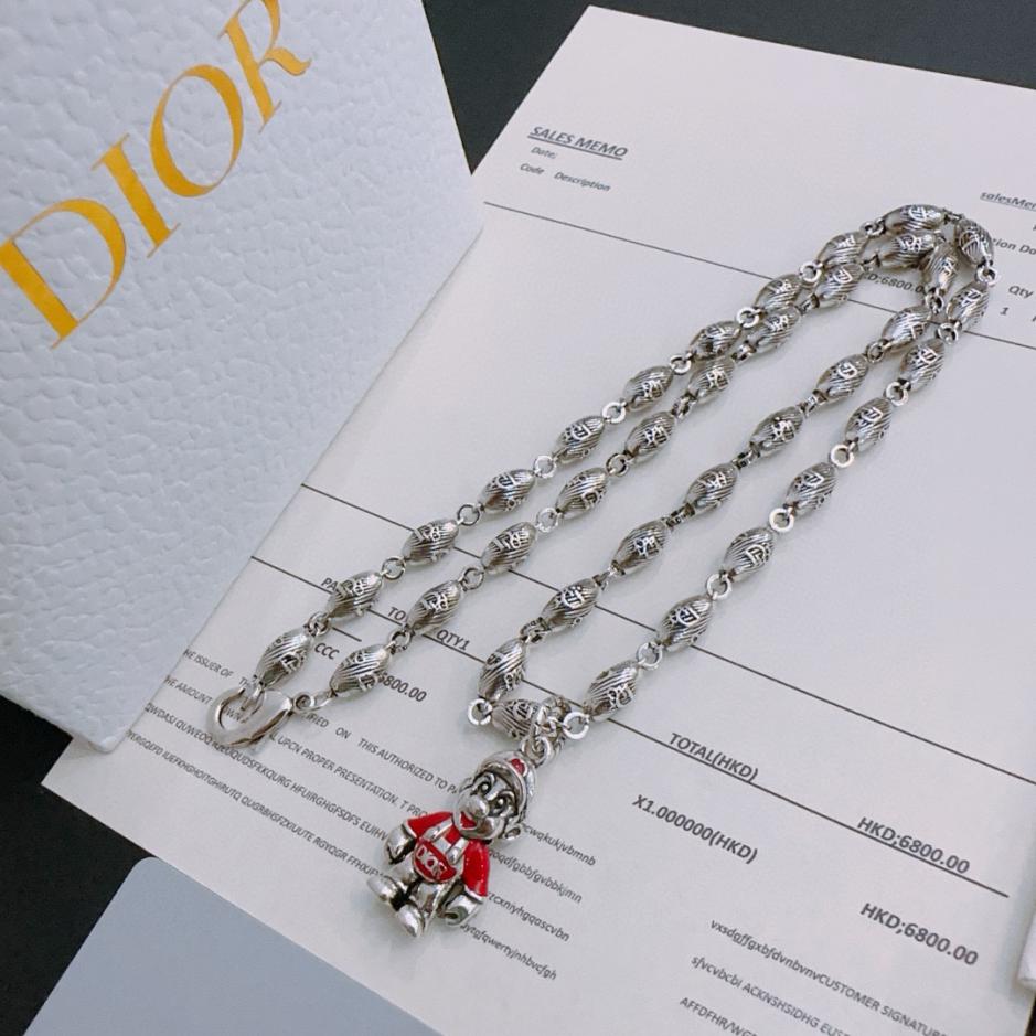 réplica,joyas,joyería,1:1,replica,fake,lujo,barato réplica,joyas,joyería,1:1,replica,fake,lujo,barato Collar DIOR Nuevo estilo de pareja de mostrador (BC27)