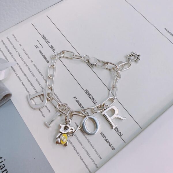 réplica,joyas,joyería,1:1,replica,fake,lujo,barato Contador DIOR nuevo brazalete de alta calidad para parejas (7FD0)