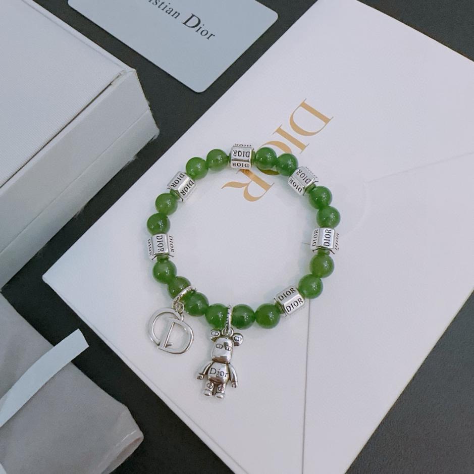 réplica,joyas,joyería,1:1,replica,fake,lujo,barato réplica,joyas,joyería,1:1,replica,fake,lujo,barato Pulsera Dior estilo pareja con ágata multielemento y plata tailandesa (3236)