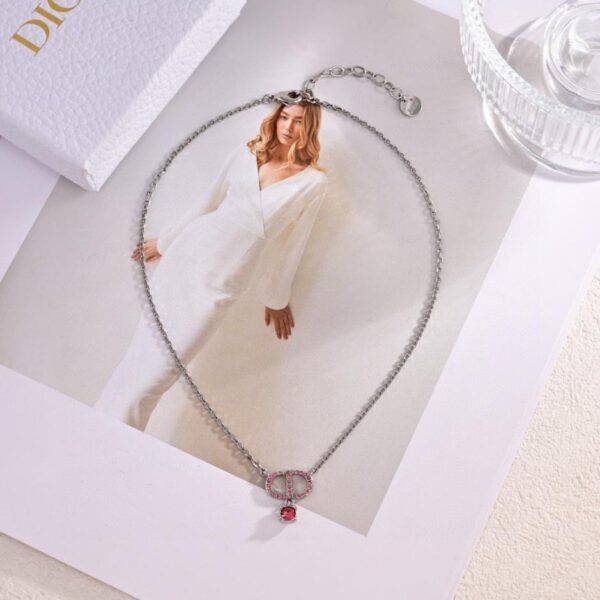 réplica,joyas,joyería,1:1,replica,fake,lujo,barato Pendientes llenos de diamantes con letras CD de Dior (0FDF)