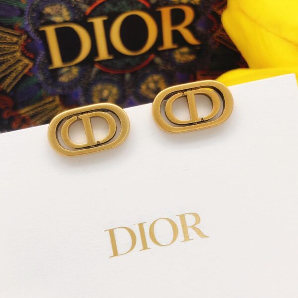 réplica,joyas,joyería,1:1,replica,fake,lujo,barato Pendientes Dior con letras nuevas (4A6A)