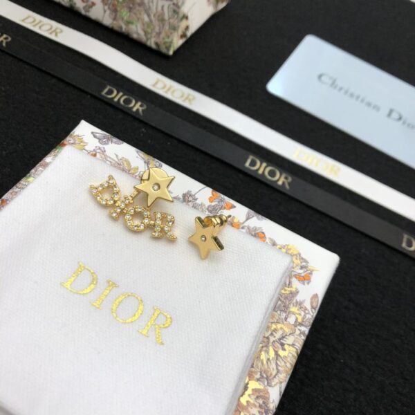 réplica,joyas,joyería,1:1,replica,fake,lujo,barato Dior nuevos pendientes de letras contador consistente (B085)