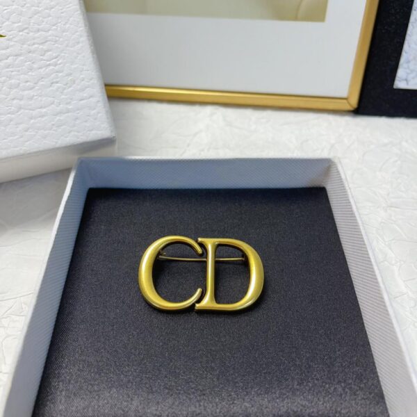 réplica,joyas,joyería,1:1,replica,fake,lujo,barato Dior nuevo broche con logo simple (A69D)