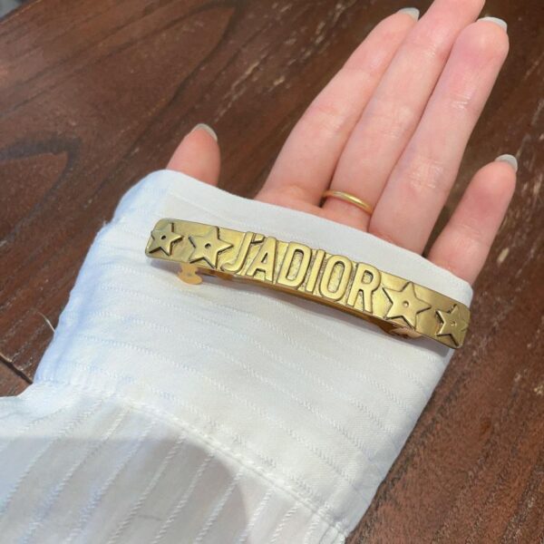 réplica,joyas,joyería,1:1,replica,fake,lujo,barato Mostrador de pinza para el pelo con letras Dior nuevo modelo (6614)