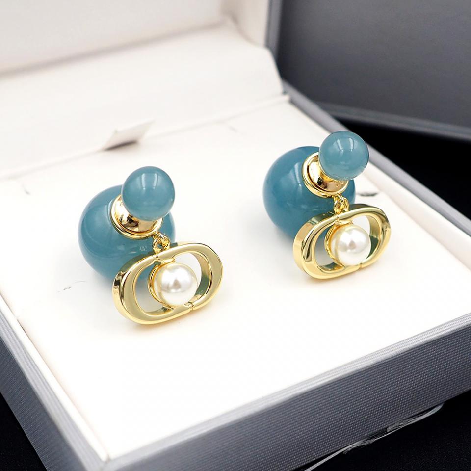 réplica,joyas,joyería,1:1,replica,fake,lujo,barato réplica,joyas,joyería,1:1,replica,fake,lujo,barato Nuevos pendientes Tribales color gelatina de Dior (A0B6)