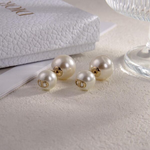 réplica,joyas,joyería,1:1,replica,fake,lujo,barato Pendientes pequeños con perlas CD Dior (D956)