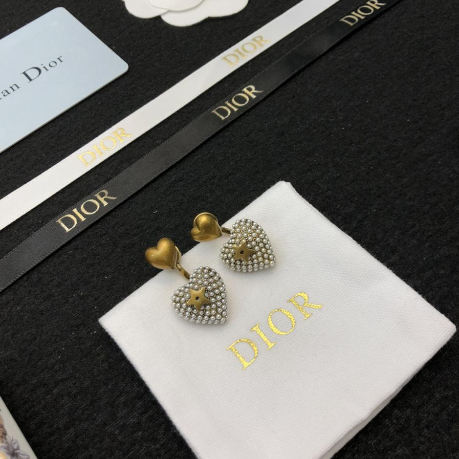 réplica,joyas,joyería,1:1,replica,fake,lujo,barato réplica,joyas,joyería,1:1,replica,fake,lujo,barato Pendientes Dior iguales que el mostrador (CA04)