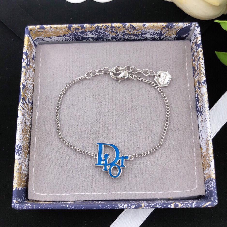réplica,joyas,joyería,1:1,replica,fake,lujo,barato réplica,joyas,joyería,1:1,replica,fake,lujo,barato Pulsera Dior realizada con tecnología de goteo de aceite azul (2DF5)