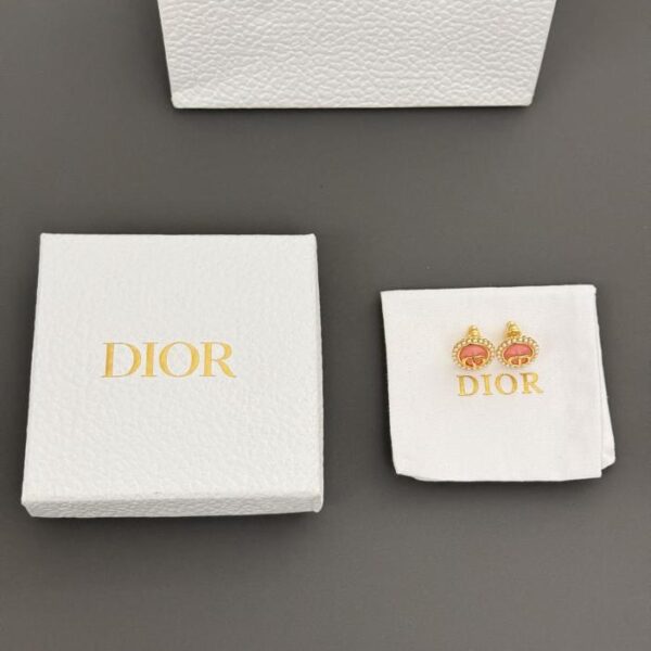 réplica,joyas,joyería,1:1,replica,fake,lujo,barato Pendientes Dior New Pink Pearl CD (B32E)