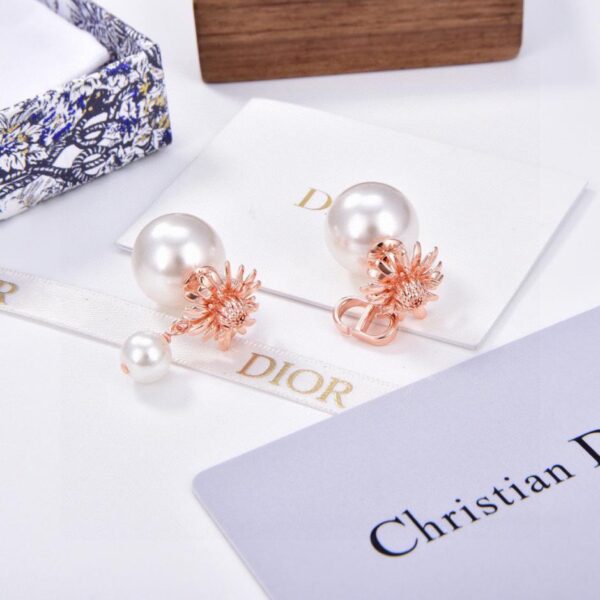réplica,joyas,joyería,1:1,replica,fake,lujo,barato Aretes estilo Dior CD Metal (23D2)