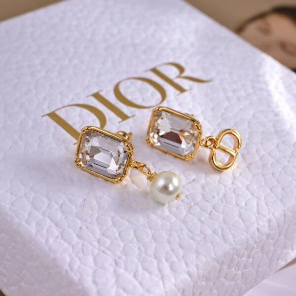 réplica,joyas,joyería,1:1,replica,fake,lujo,barato Pendientes Dior con letras nuevas (2E60)