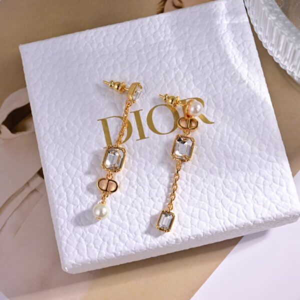 réplica,joyas,joyería,1:1,replica,fake,lujo,barato Pendientes Dior con letras nuevas (332E)
