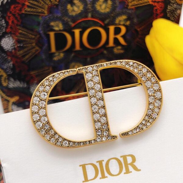 réplica,joyas,joyería,1:1,replica,fake,lujo,barato Broche de diamantes C D nuevo producto Dior (DB03)