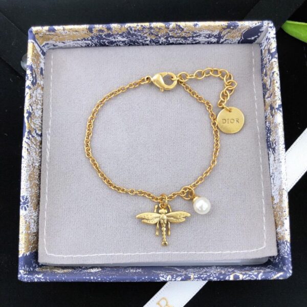 réplica,joyas,joyería,1:1,replica,fake,lujo,barato Pulsera Dior de cadena gruesa (AFBD)