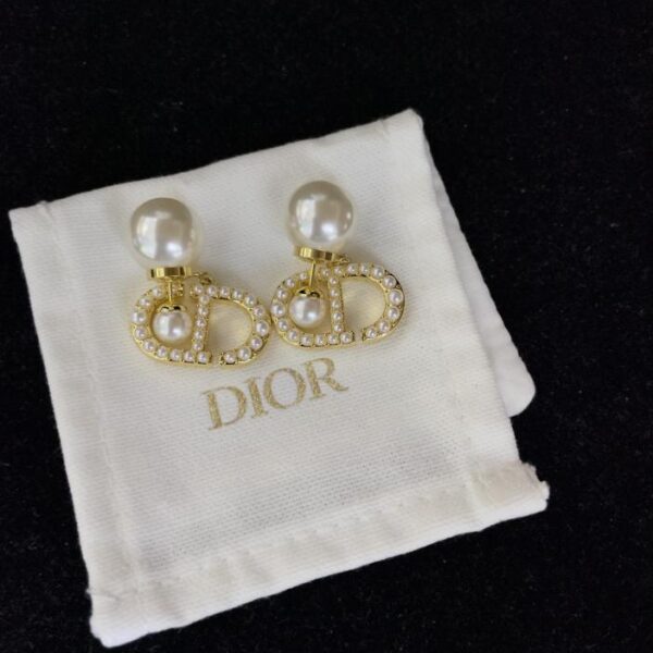 réplica,joyas,joyería,1:1,replica,fake,lujo,barato Pendientes Dior New Gold Vintage Butterfly JADIOR (2881)
