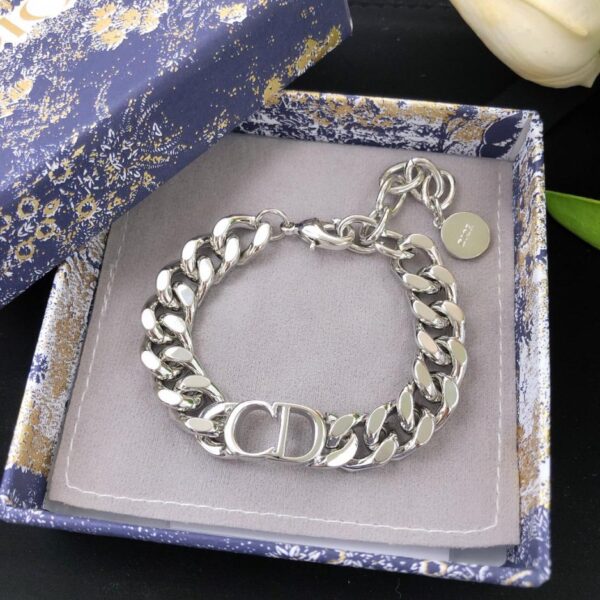 réplica,joyas,joyería,1:1,replica,fake,lujo,barato Dior última pulsera de plata (88CA)
