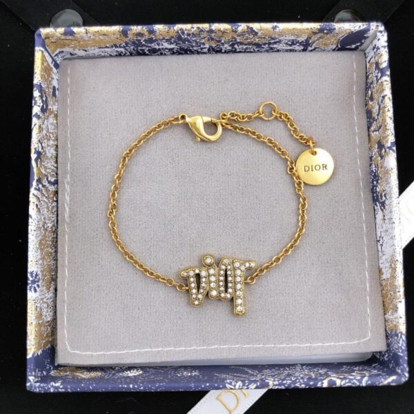 réplica,joyas,joyería,1:1,replica,fake,lujo,barato Nuevo contador de pulseras con letras de Dior (24C6)