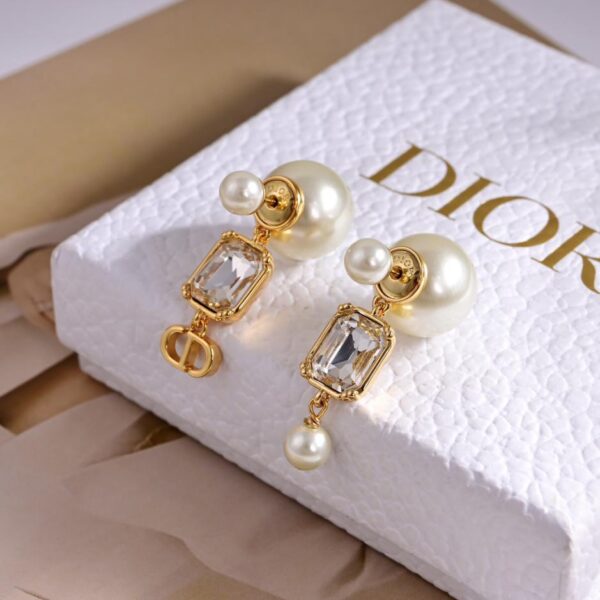 réplica,joyas,joyería,1:1,replica,fake,lujo,barato Pendientes Dior con letras nuevas (6BA4)