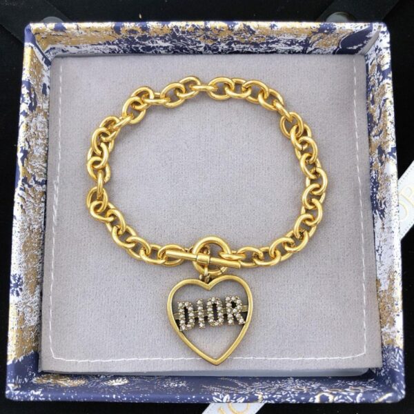 réplica,joyas,joyería,1:1,replica,fake,lujo,barato Dior JADIOR collar con letras y diamantes en microengaste (90C4)