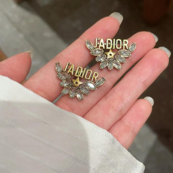 réplica,joyas,joyería,1:1,replica,fake,lujo,barato Pendientes Dior de segunda mano contador consistente (BD7F)