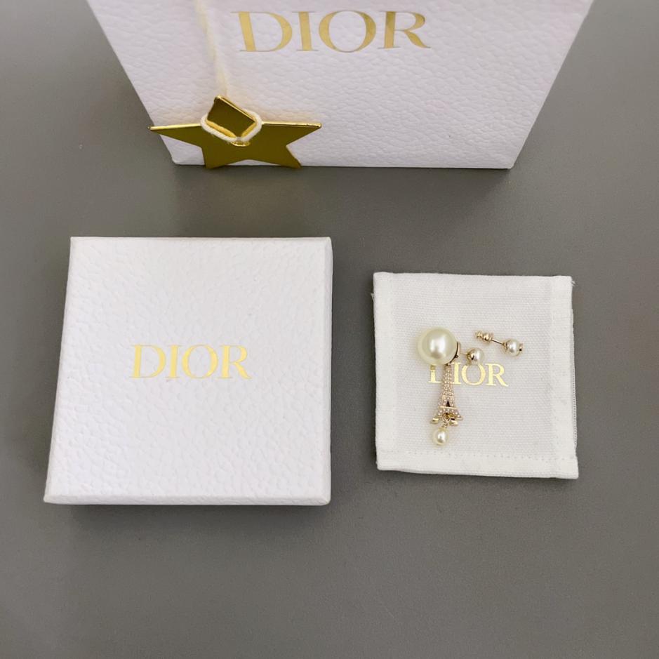 réplica,joyas,joyería,1:1,replica,fake,lujo,barato réplica,joyas,joyería,1:1,replica,fake,lujo,barato Aretes asimétricos de la Torre Eiffel Dior (A7B3)