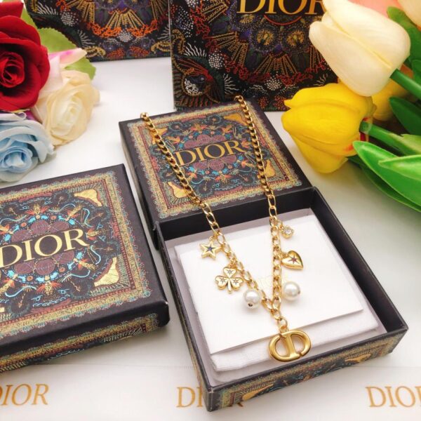réplica,joyas,joyería,1:1,replica,fake,lujo,barato El último collar de amor con trébol de cuatro hojas de Dior (9994)