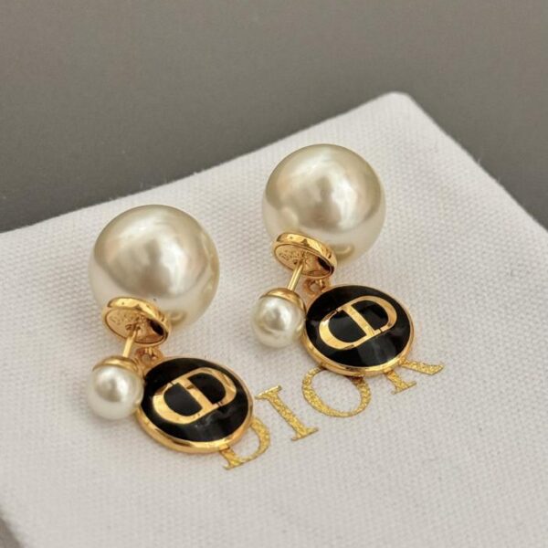 réplica,joyas,joyería,1:1,replica,fake,lujo,barato Pendientes colgantes con perlas grandes y pequeñas Dior cd (3DF0)