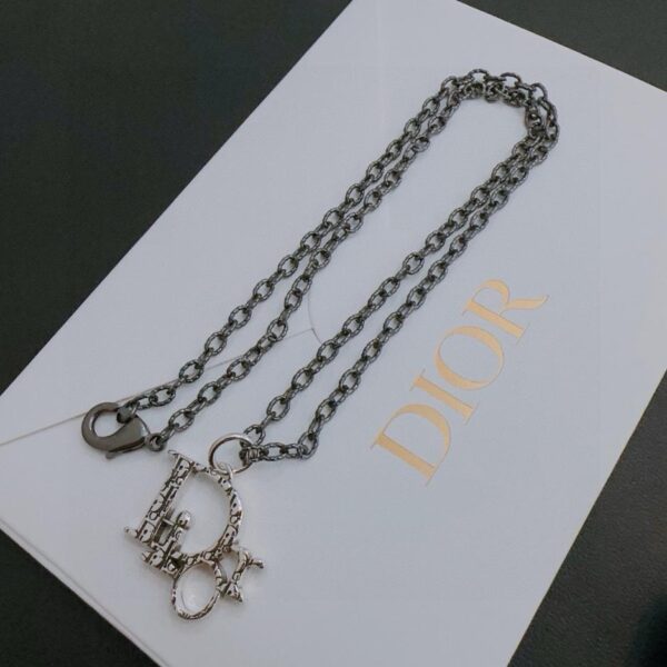 réplica,joyas,joyería,1:1,replica,fake,lujo,barato DIOR nuevo collar RW contador nuevo modelo pareja (A856)