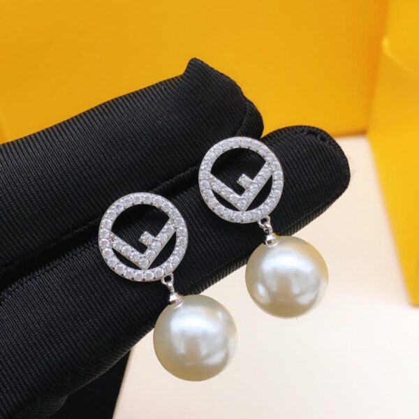 réplica,joyas,joyería,1:1,replica,fake,lujo,barato Pulsera fina con colgante y logo de letra FENDI (A163)