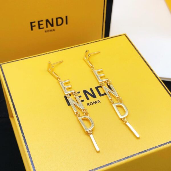 réplica,joyas,joyería,1:1,replica,fake,lujo,barato Fendi Gancho para la oreja Borla Redonda Brillante (4843)