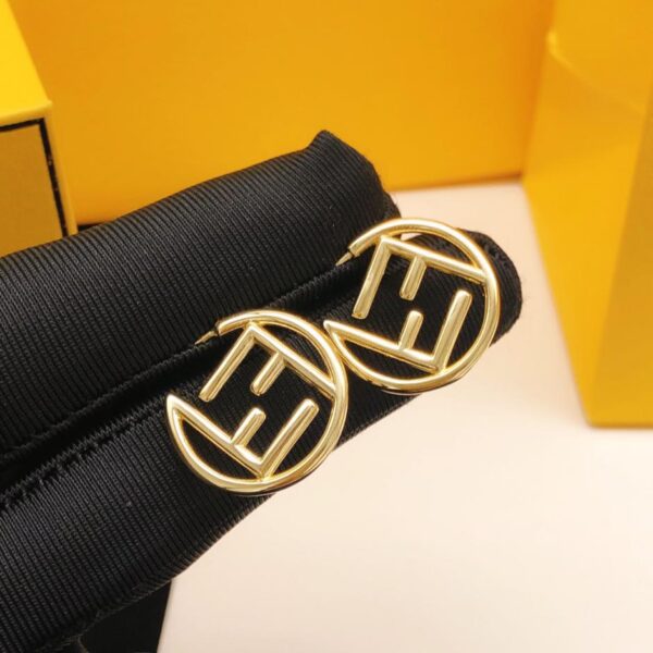 réplica,joyas,joyería,1:1,replica,fake,lujo,barato Pendientes con logo FENDI (8D29)