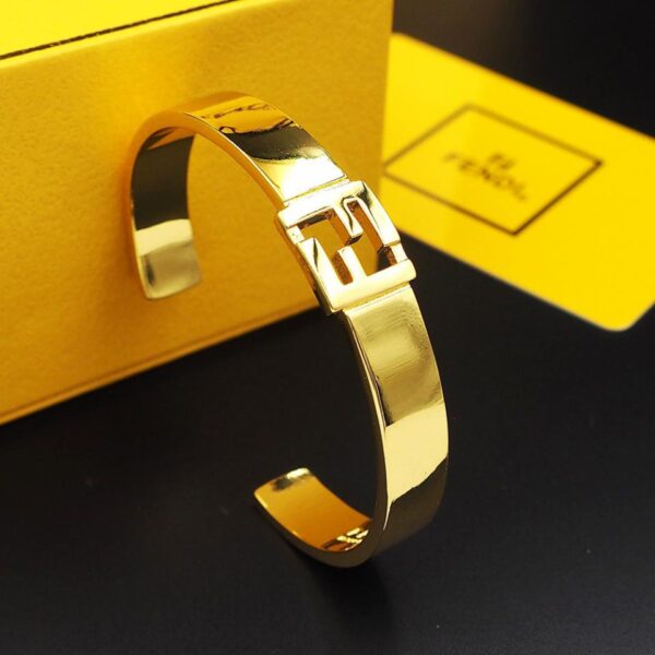 réplica,joyas,joyería,1:1,replica,fake,lujo,barato Pulsera abierta FENDI FF (0A5D)