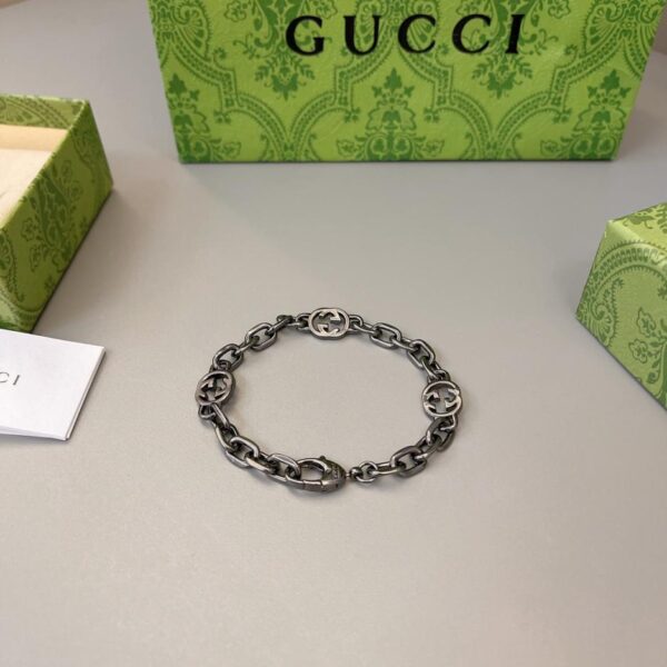 réplica,joyas,joyería,1:1,replica,fake,lujo,barato Pulsera Gucci de oro negro (C3D1)