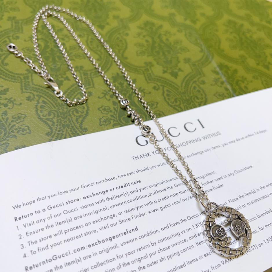 réplica,joyas,joyería,1:1,replica,fake,lujo,barato réplica,joyas,joyería,1:1,replica,fake,lujo,barato Pulsera Gucci última cadena serie Anger Forest diseño doble g (AD64)